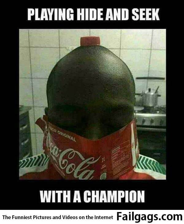 Playing Hide and Seek With a Champion Meme