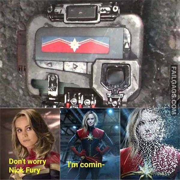 Don't Worry Nick Fury I'm Coming Meme