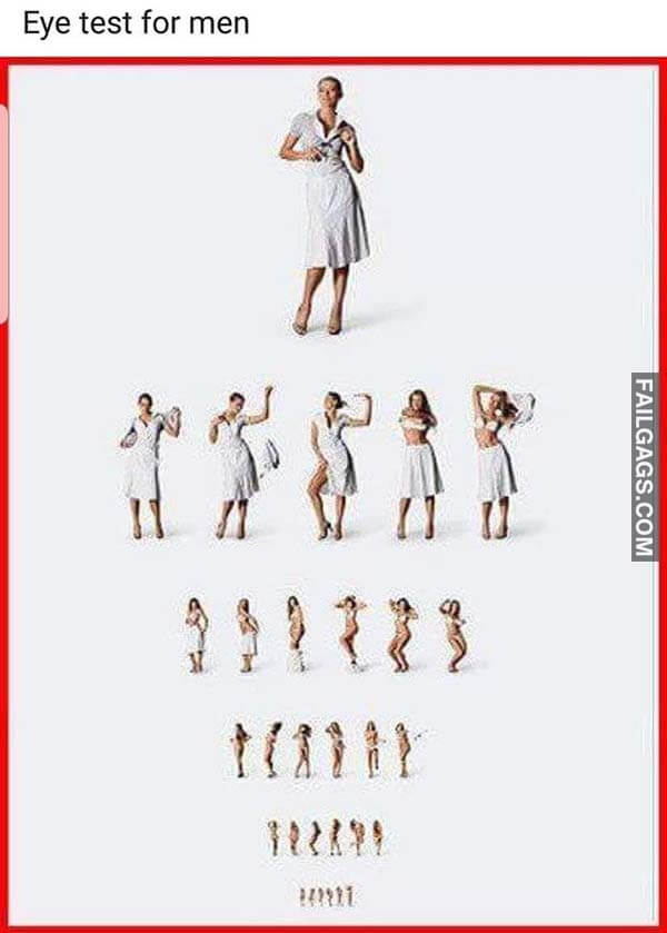 Eye Test For Men Meme