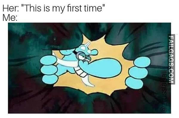 Her This Is My First Time Me Meme