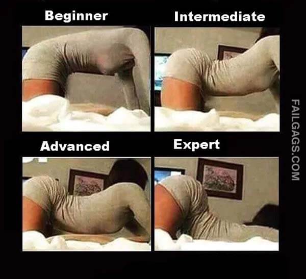 Doggystyle Beginner Intermediate Advanced Expert Meme