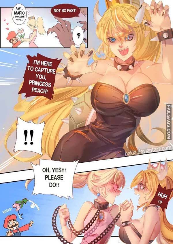 I'm Here To Capture You Princess Peach Oh Yes Please Do Huh Meme