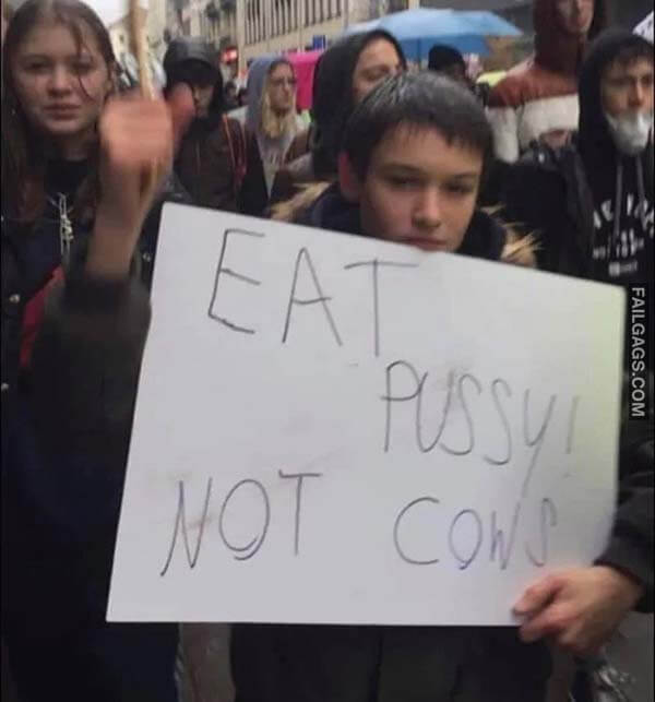 Eat Pussy Not Cows Meme