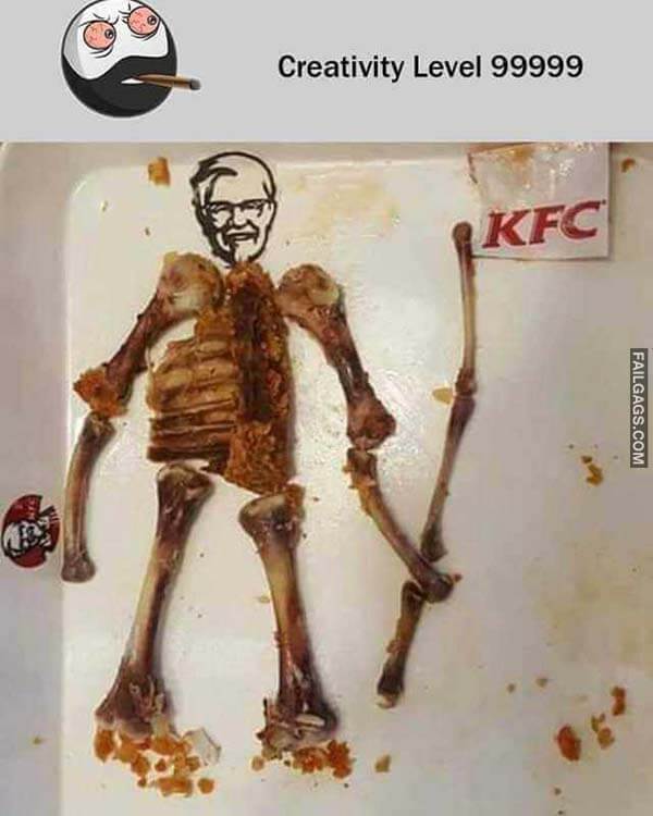 Creativity Level 99999 Kfc Meme