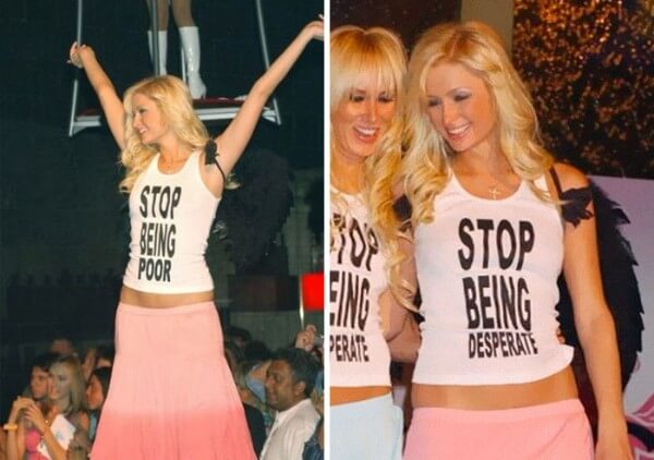 Paris Hilton's Offensive T-Shirt 