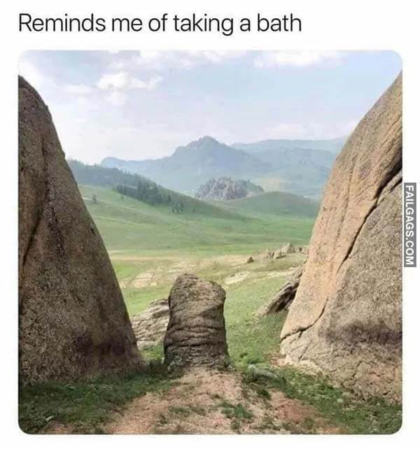 Reminds Me of Taking a Bath Meme