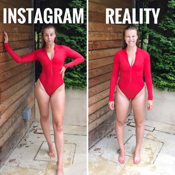 28 Girls on Instagram Vs. Real Life Photos That Are Too Real 