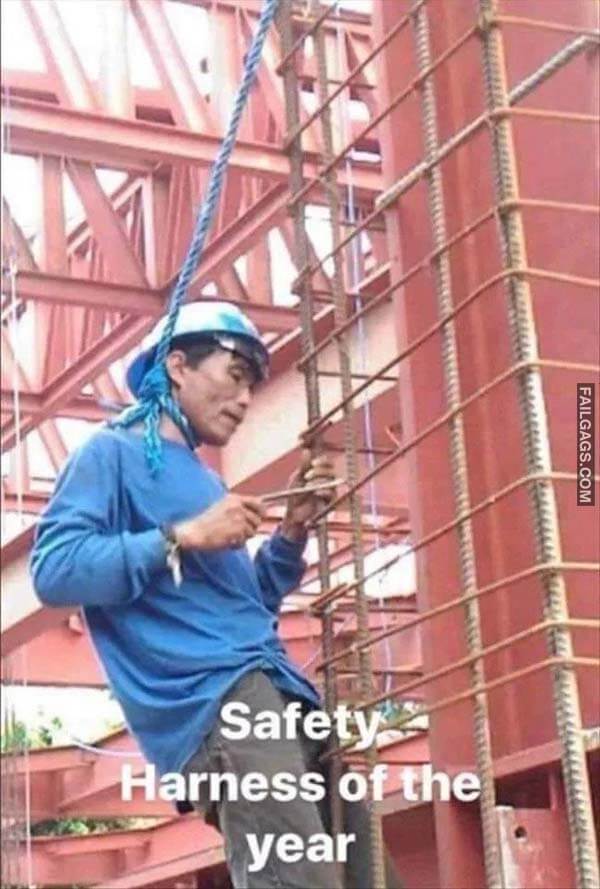 Safety Harness of the Year Meme