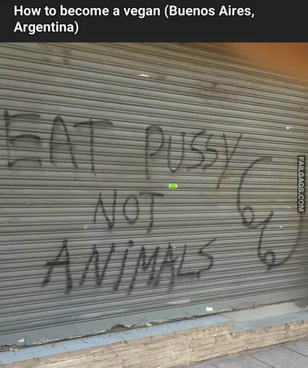 How to Become a Vegan Eat Pussy Not Animals Meme