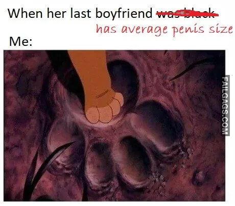 That Looks Just Like a Penis Only Smaller When Her Last Boyfriend Has Average Penis Size Me Memes
