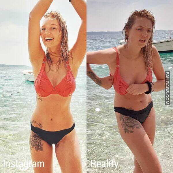 Girls on Instagram Vs Real Life 