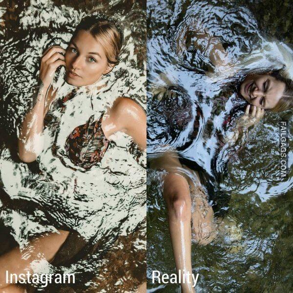 Girls on Instagram Vs Real Life 