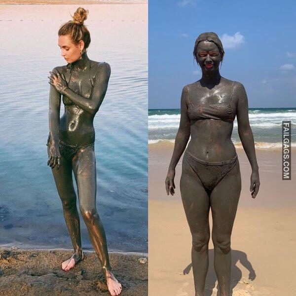 Girls on Instagram Vs Real Life 