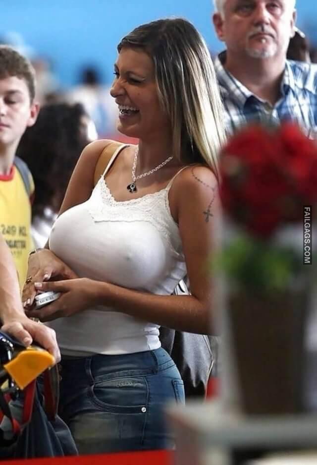 Hot Braless Girls Are Just More Fun 