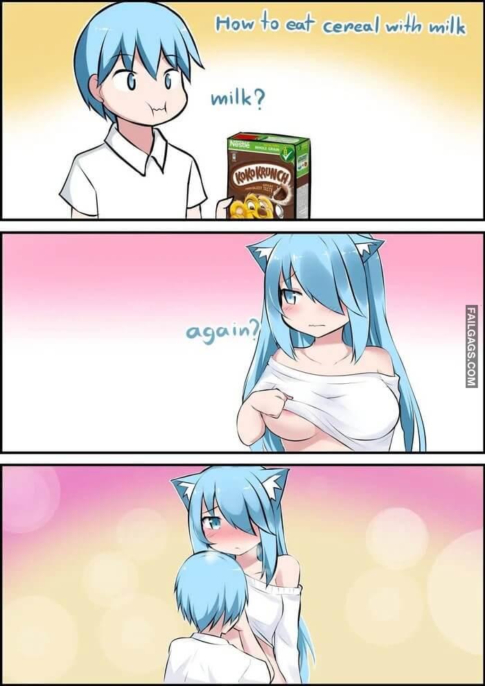 How to Eat Cereal With Milk Milk Again Memes
