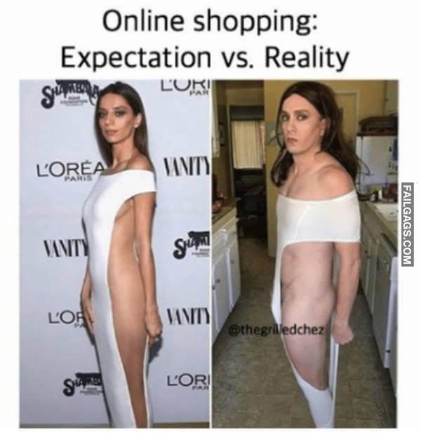Online Vs Reality Memes 
