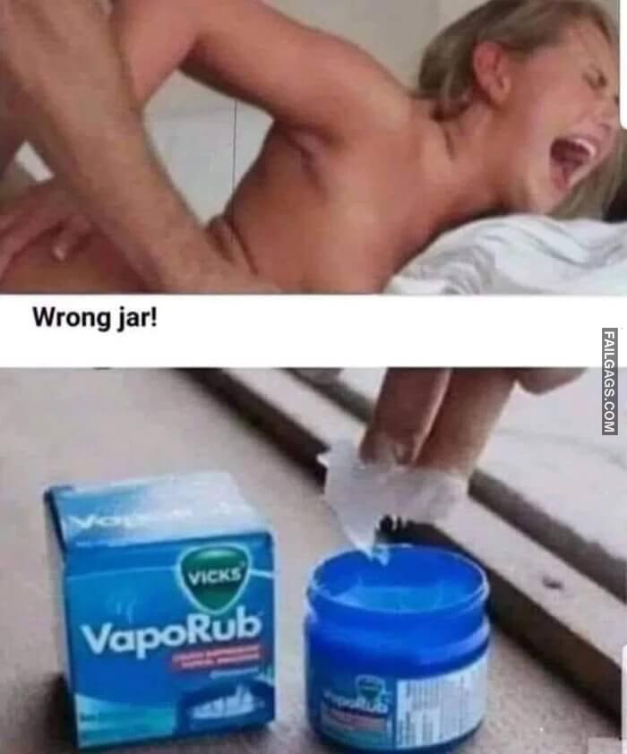 Oopsie Doopsie Wrong Jar Vicks Vaporub