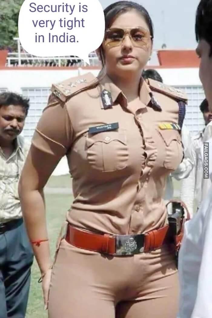 Security is Very Tight in India Meme