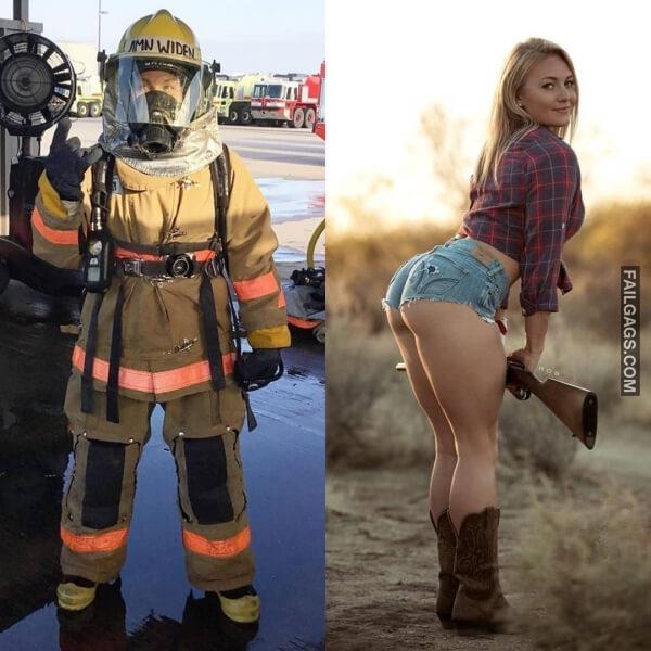   Sexy Badass Girls in and Out of Uniform