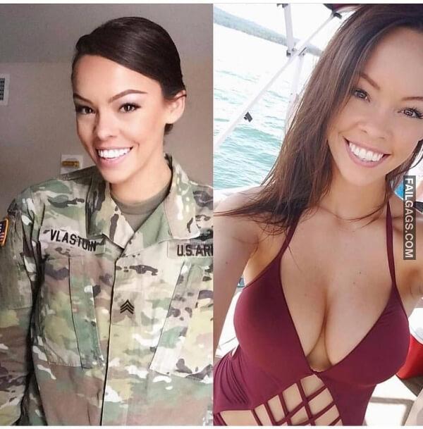  Sexy Badass Girls in and Out of Uniform 