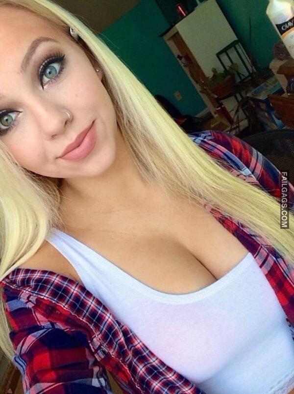 Hot Busty Girls in Flannel Shirt 15