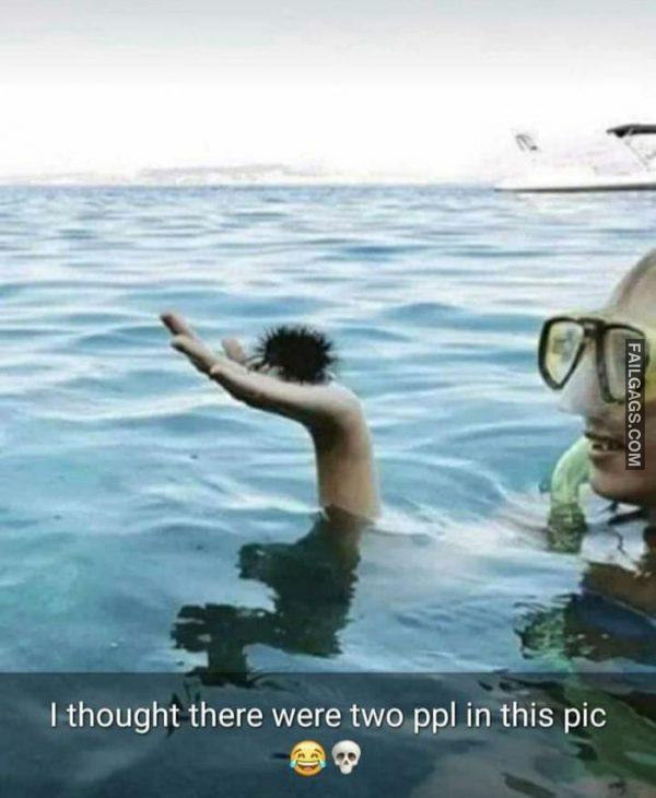 I Thought There Were Two People in This Pic Memes