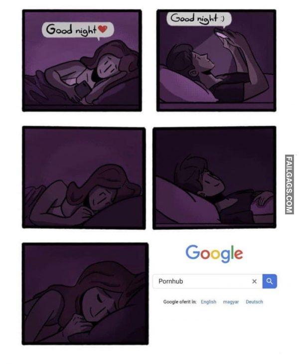 Good Night Good Night Pornhub Good Night Girl Memes