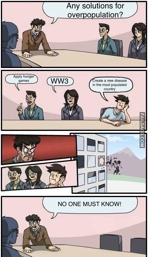 Any Solution for Overpopulation? Apply Hunger Games Ww3 Create a New Disease in the Most Populated Country No One Must Know! Memes
