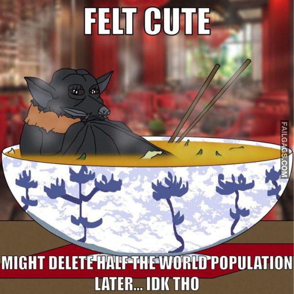 Felt Cute Might Delete Half the World Population Later Idk Tho Memes
