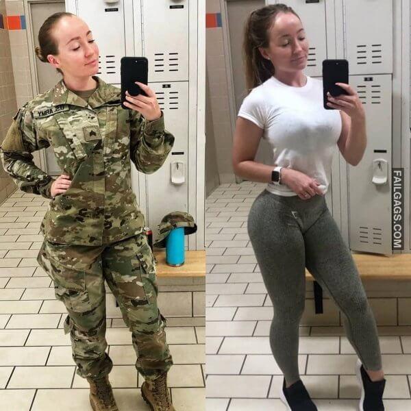 Beautiful Badasses in and Out of Uniform 11