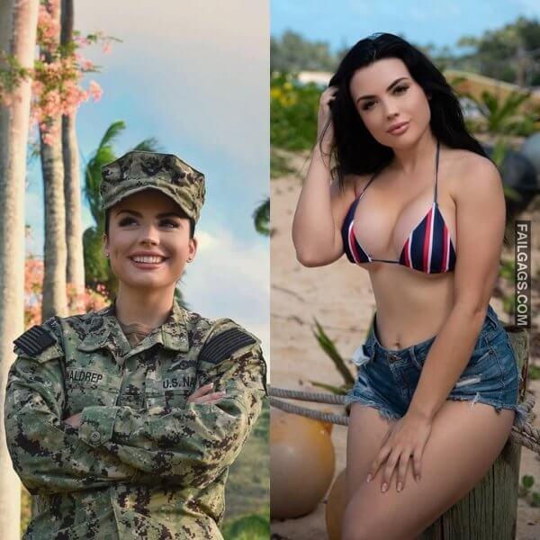 Beautiful Badasses in and Out of Uniform 13