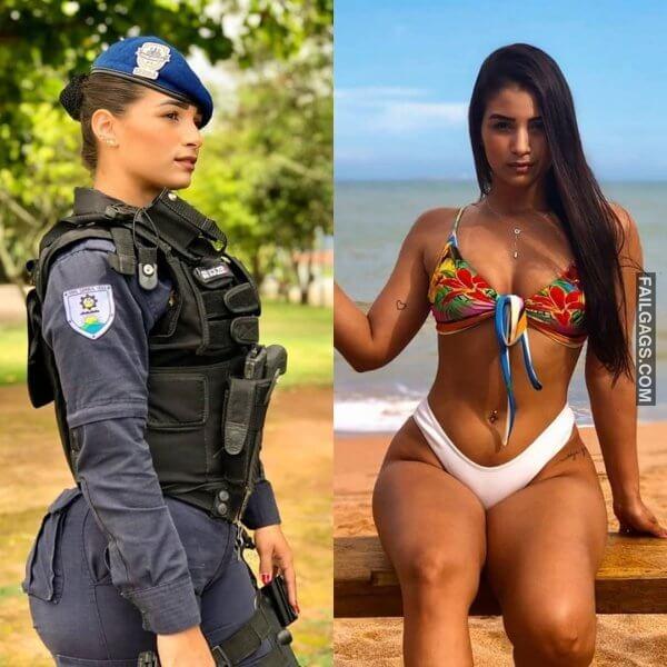 Beautiful Badasses in and Out of Uniform 15
