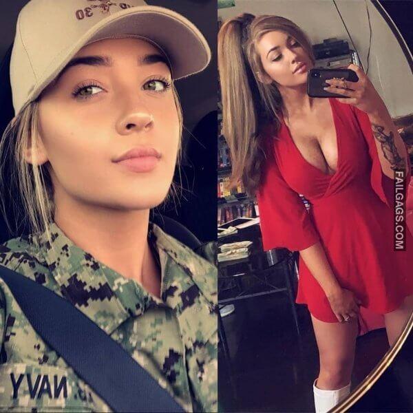Beautiful Badasses in and Out of Uniform 7