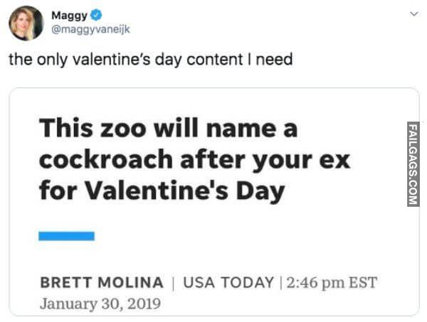 Funny Valentines Day Tweets 10