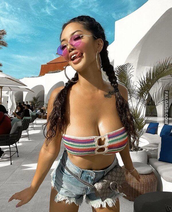 Sexy Big Boobs Babes Tongue Out 11