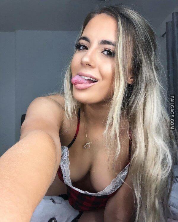 Sexy Big Boobs Babes Tongue Out 17
