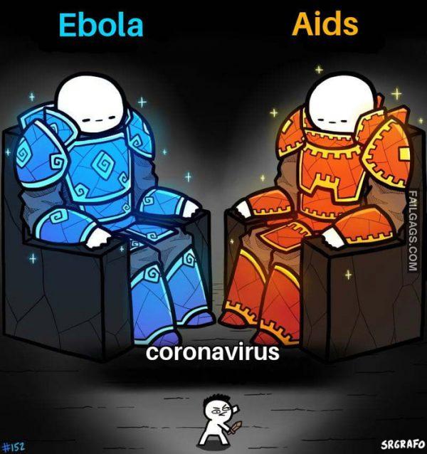 Ebola Aids Vs Coronavirus Memes