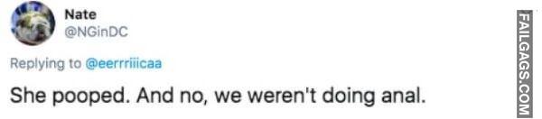 When Sex Goes Wrong Funny Tweets 5