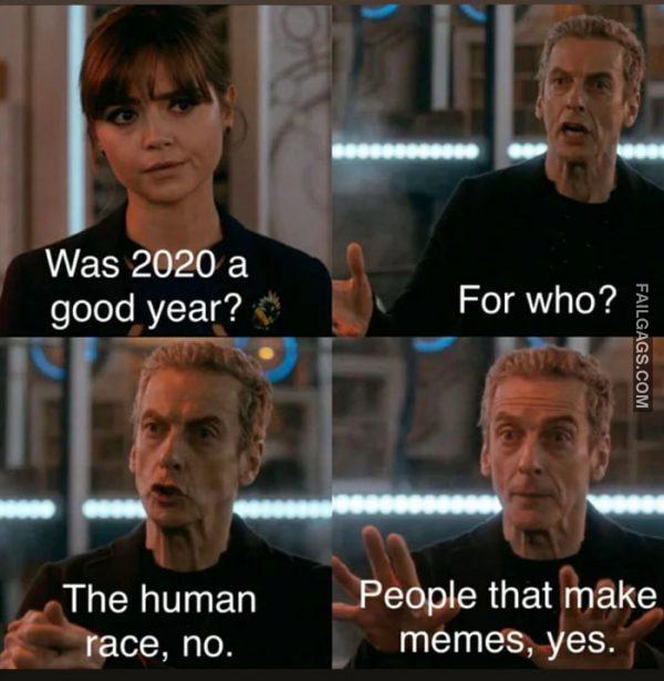 Was 2020 a Good Year? For Who? The Human Race, No. People That Make Memes Yes Memes