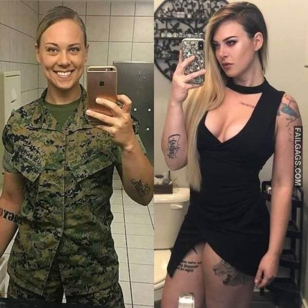 super hot Girls With And Without Uniform 3
