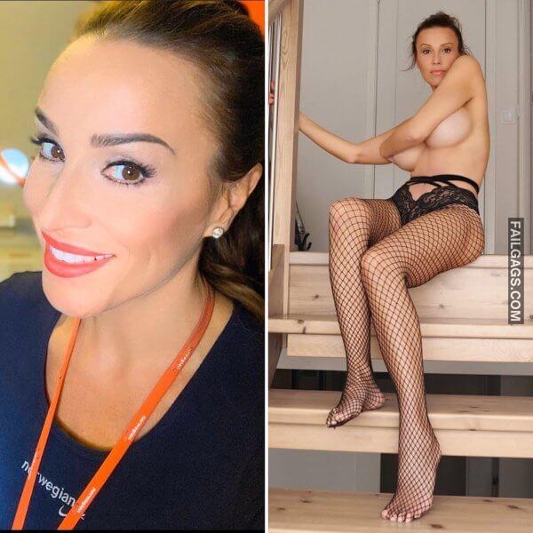 Sexy Flight Attendants with big boobs 19