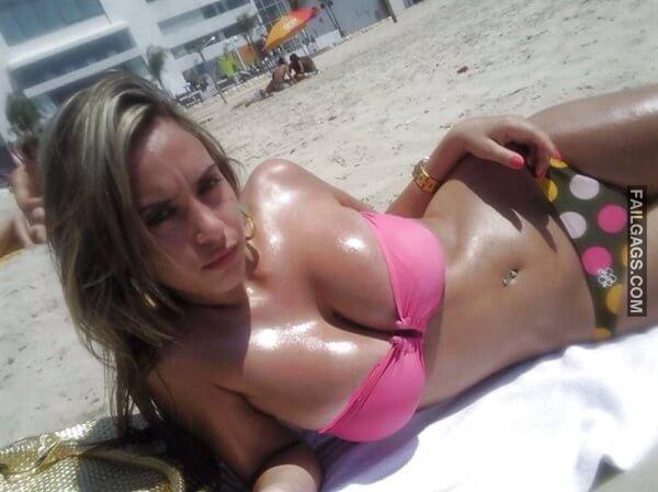 Beautiful Woman with huge breasts 1