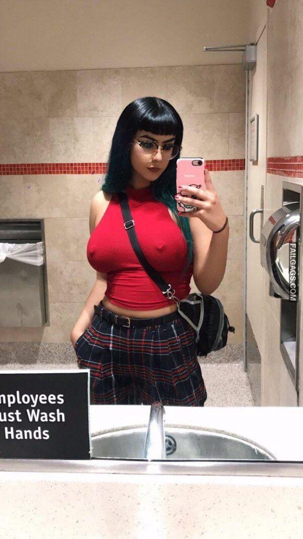 Cute Teen Girls With Strap Boob 11