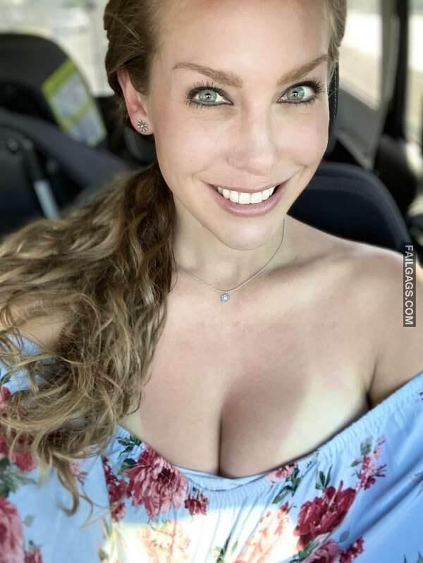 hot busty teen girls taking Car Selfie 2