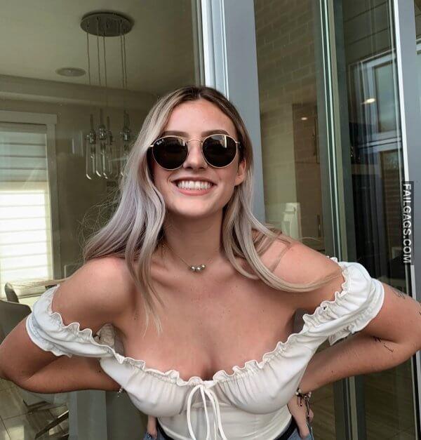 Hot Busty Girls in Short Top Showing Deep Cleavage 10