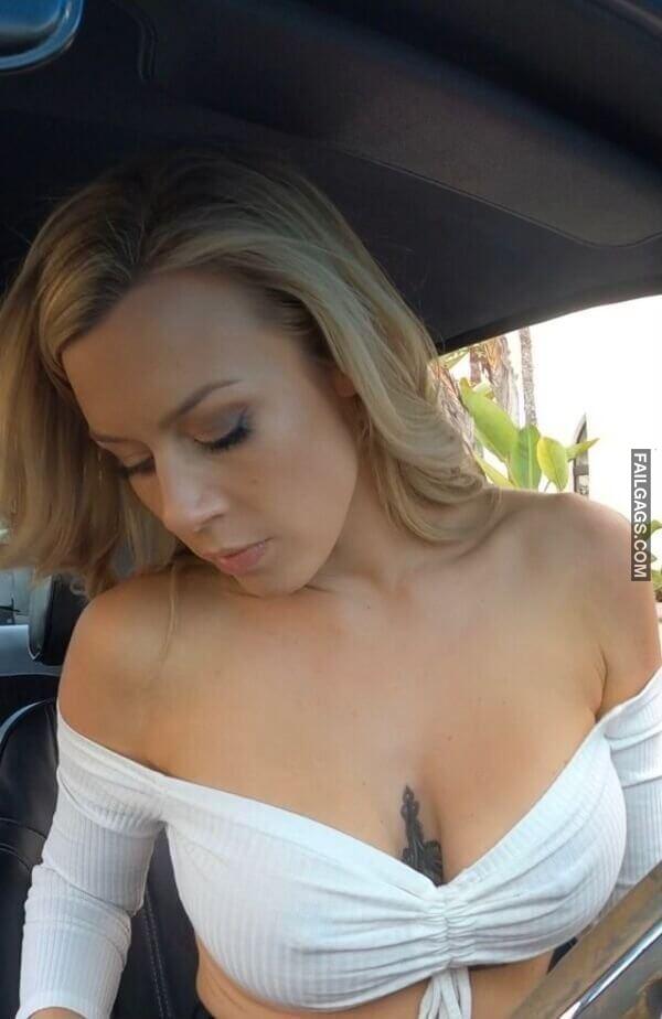 Hot Big Boobs Girls Downblouse Showing Big Tits 7