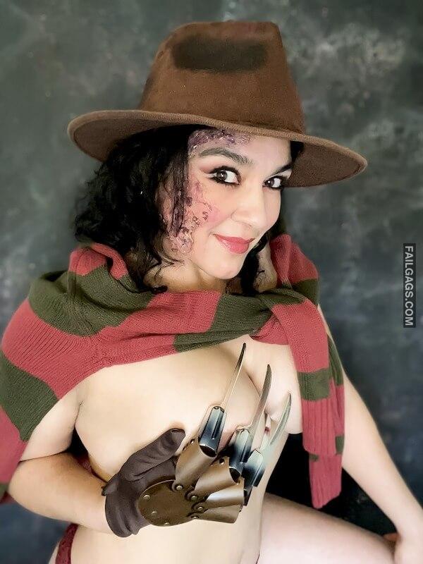 Hot School Girls in Halloween Costume Showing Big Tits 6