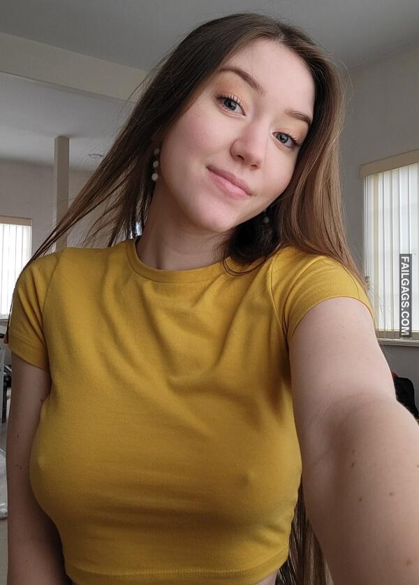 Cute Teen Girls Showing Hard Nipple 13