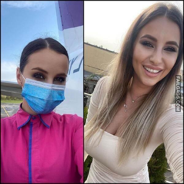 Hot Flight Attendants With Big Boobs 12