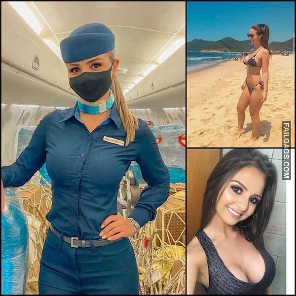 Hot Flight Attendants With Big Boobs 3